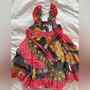 vintage Jelly the pug indian summer flo dress 2t